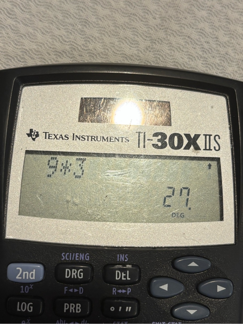 Texas Instruments TI-30X IIS Scientific Calculator Blue Tested